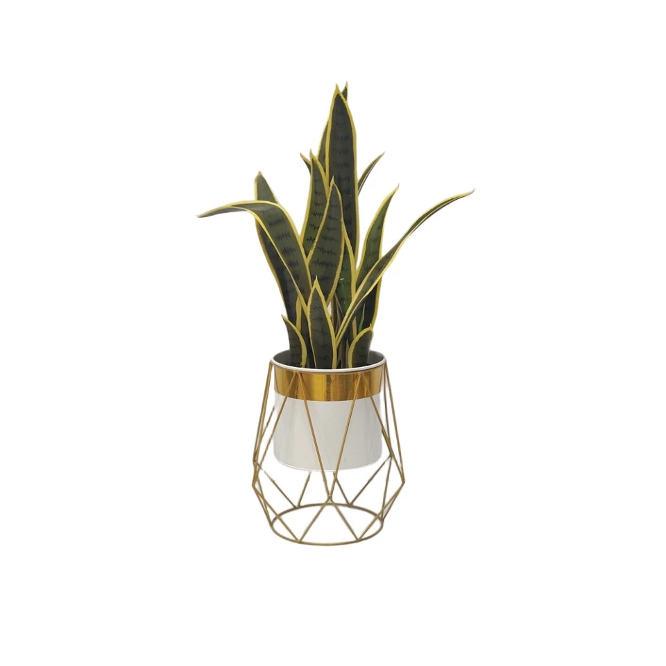 METAL STAND VASE