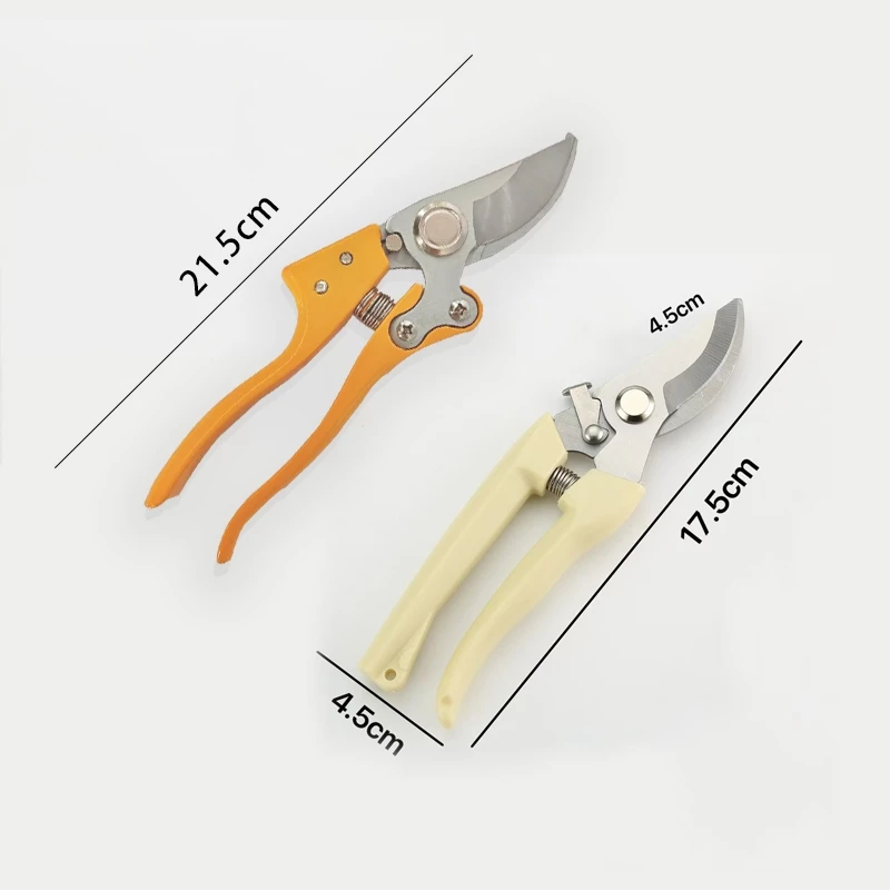 Gardening Pruning Scissors Plastic Handle Shears Stainless Steel 修枝剪