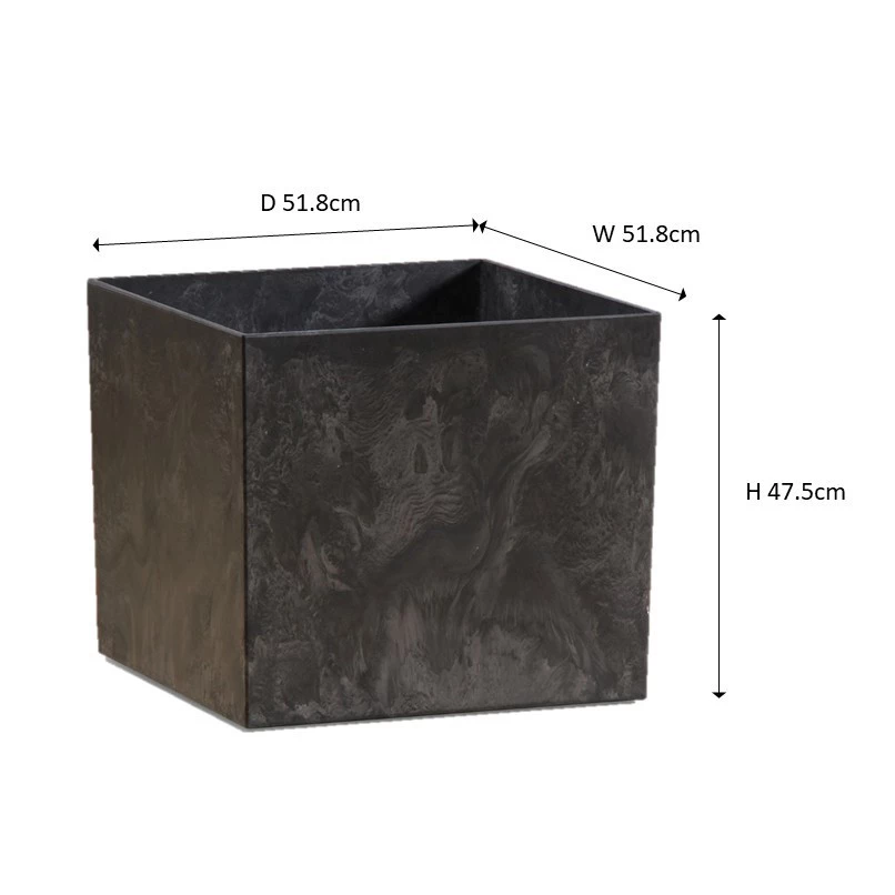 Artstone Kubik Pot D52 H48