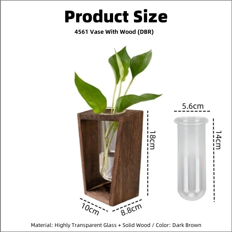 Straw Glass Flower Vase Japanese Flower Pot in the Nordic Contracted Creative Flower Basket